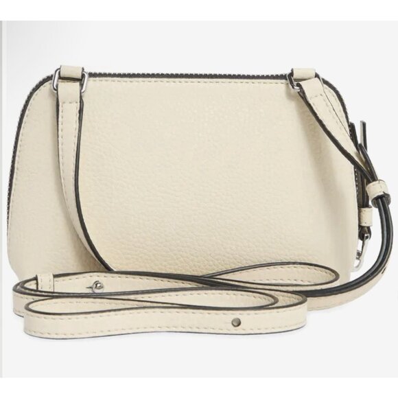 New Marc Jacobs Small Crossbody Pouch Pebble Leather Marshmallow - Picture 4 of 6